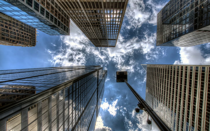 Cityscape, gedung pencakar langit, Wallpaper HD