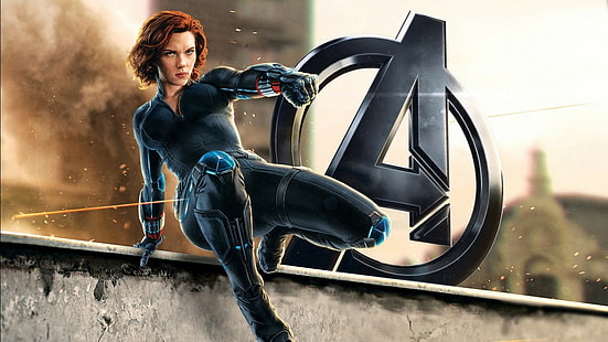 Avengers: Age of Ultron, The Avengers, Black Widow, Scarlett Johansson, Sfondo HD HD wallpaper