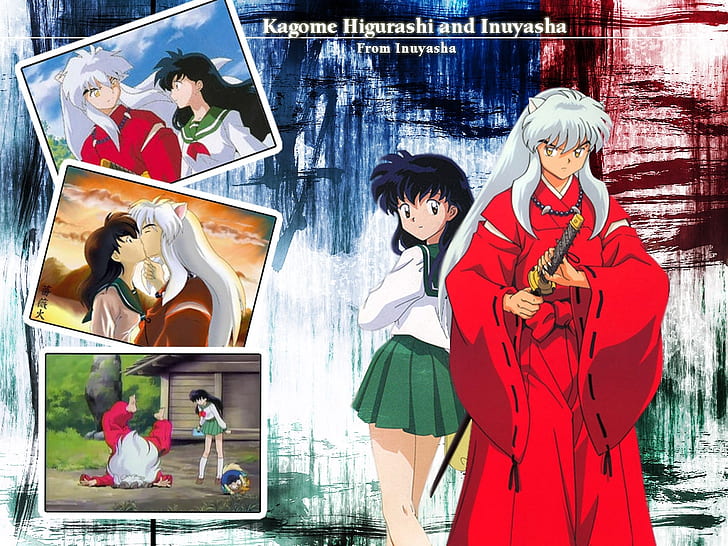 Dämon Dogears Inuyasha und Kagome Anime Inuyasha HD Art, Dämon, Inuyasha, Kagome, Dogears, HD-Hintergrundbild