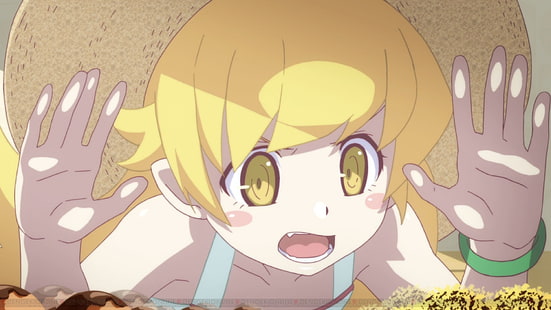 Monogatari-Serie, Oshino Shinobu, Anime Girls, Anime, HD-Hintergrundbild HD wallpaper