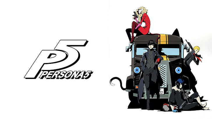 Persona, Persona 5, Anime, Ann Takamaki, Joker (Persona), Ryuji Sakamoto, Jeu vidéo, Yusuke Kitagawa, Fond d'écran HD
