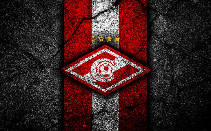 Soccer, FC Spartak Moscow, Emblem, Logo, HD wallpaper