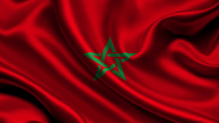 grön pentagram tapet, marocko, atlas, flagga, stjärna, HD tapet