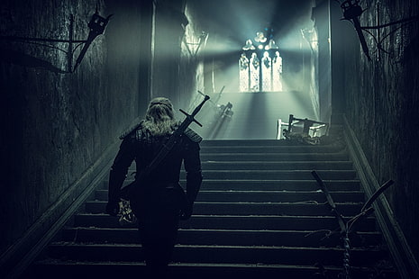 The Witcher (Fernsehserie), Netflix, Geralt von Rivia, Henry Cavill, Netflix-Fernsehserie, Fernsehserie, Fernsehen, HD-Hintergrundbild HD wallpaper