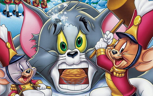 Tom and Jerry The Nutcracker Tale March Of The Nutcracker Desktop Hd Wallpaper For PC Tablet and Mobile Download 2560 × 1600, Tapety HD HD wallpaper