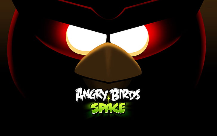 Angry Birds Space, kosmos, ptaki, zły, Tapety HD