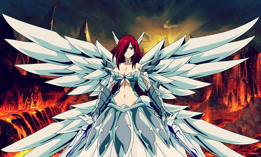 Erza Scarlet, Anime, Fairy Tail, Erza Scarlet, HD-Hintergrundbild HD wallpaper