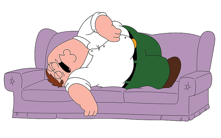 uccello bianco e verde dipinto, Family Guy, Peter Griffin, ubriaco, Sfondo HD