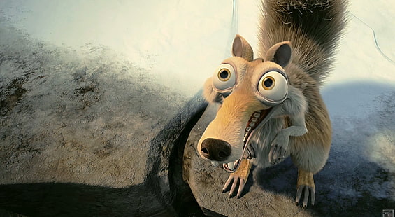 Scrat In Love Ice Age, Scrat from Ice Age wallpaper, Cartoons, Ice Age, Love, Scrat, HD wallpaper HD wallpaper