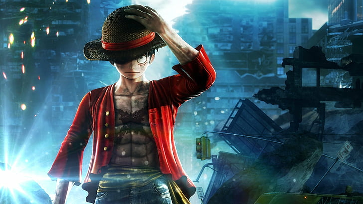 Video Game, Jump Force, Monkey D. Luffy, Tapety HD