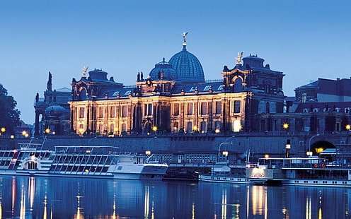 Dresden, Jerman, arsitektur, dresden, monumen, alam, dan lanskap, Wallpaper HD HD wallpaper