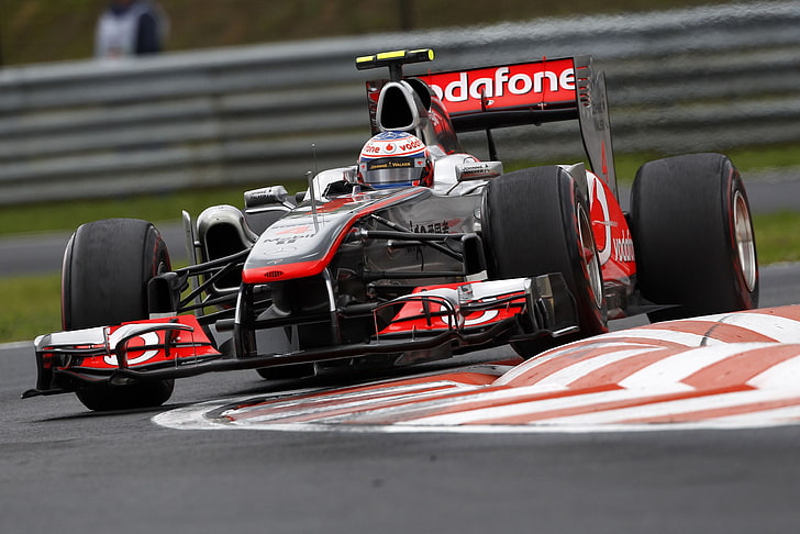 McLaren, turn, 2011, Jenson Button, Grand Prix of Hungary, HD tapet