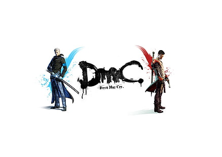 تطبيق لعبة Devil May Cry ، DmC: Devil May Cry ، Dante ، Vergil ، ألعاب الفيديو، خلفية HD HD wallpaper