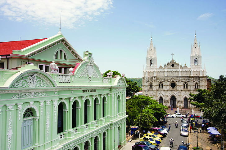 Santa Ana Gothic Cathedral, Architektur, Religion, El Salvador, Kirche, Tiere, HD-Hintergrundbild