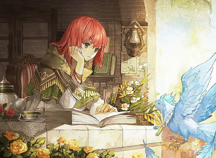 Anime, Blanche-Neige avec les cheveux roux, Shirayuki (Blanche-Neige avec les cheveux roux), Fond d'écran HD