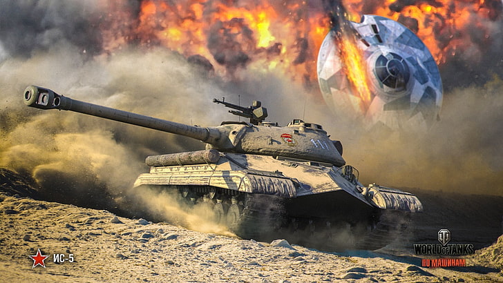 World of Tanks poster, tank, USSR, tanks, WoT, World of Tanks, Wargaming.Net, BigWorld, IS-5, HD wallpaper