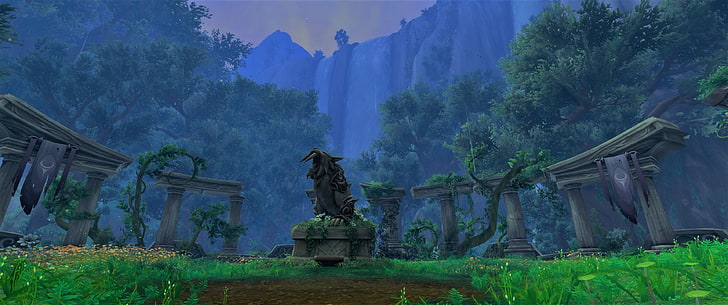 tanaman hijau, World of Warcraft, Legion, Wallpaper HD