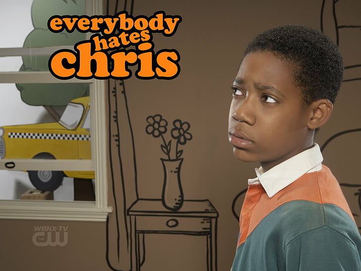 Крис, комедия, все ненавидят Крис, ненавидит, афиша, сериал, ситком, телевидение, HD обои