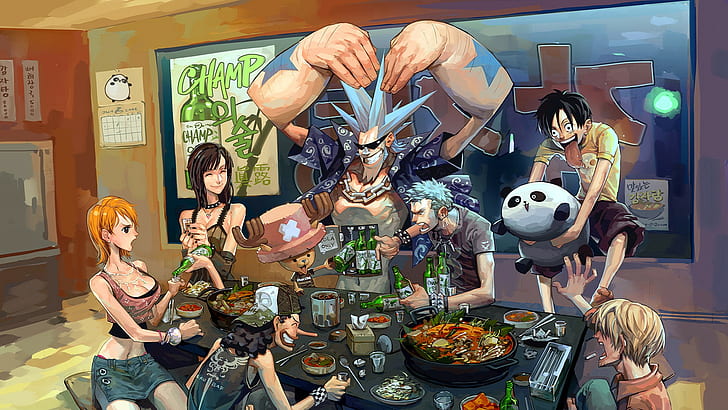 One Piece digitale Tapete, One Piece, HD-Hintergrundbild