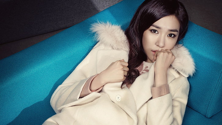 Músico coreano do SNSD do sofá Asian Tiffany Hwang Girls Generation, HD papel de parede