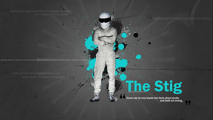 The Stig, Top Gear, HD tapet