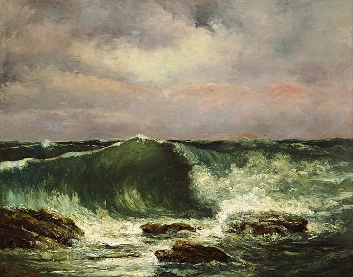 Klassische Kunst, Gustave Courbet, HD-Hintergrundbild