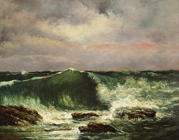 Gustave Courbet, klassische Kunst, HD-Hintergrundbild