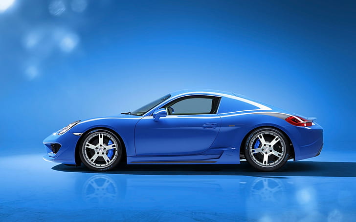 2014 Studiotorino Porsche Cayman Moncenisio Blue 2, blue 2 door hatchback, blue, porsche, cayman, 2014, studiotorino, moncenisio, cars, HD wallpaper