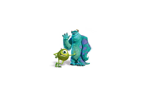 Monsters Inc Sulley And Mike, Monster Inc цифров тапет, Cartoons, Monsters Inc, Sulley, Mike, sulley and mike, monsters inc sulley and mike, HD тапет HD wallpaper