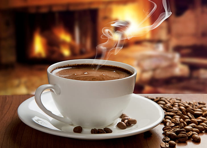 coffee, hot, Cup, HD wallpaper