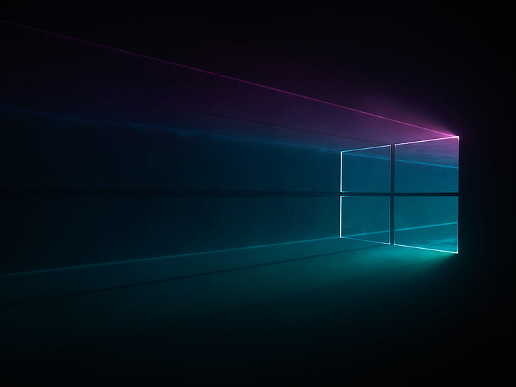 Flerfärgad, Windows 10, Windows-logotyp, HD tapet