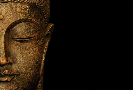 Carta da parati testa di Buddha, religiosa, buddismo, Sfondo HD HD wallpaper
