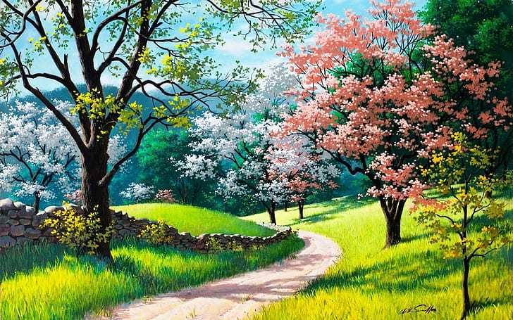 Spring In Nature Wide Wallpaper 603794, Fondo de pantalla HD