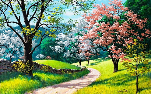 خلفيات الربيع في الطبيعة على نطاق واسع 603794، خلفية HD HD wallpaper