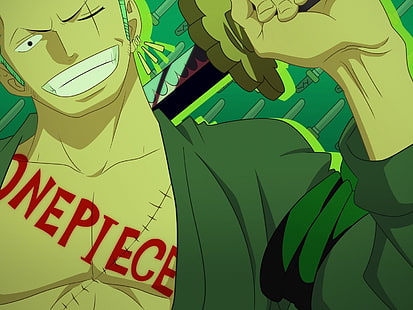 Аниме, One Piece, Зоро Ророноа, HD обои HD wallpaper