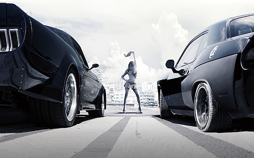 รถสีดำ, ภาพยนตร์, The Fate of the Furious, Fast and Furious 8, วอลล์เปเปอร์ HD HD wallpaper