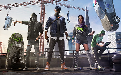 Watch Dogs 2 Marcus Sitara Wrench ، ورق جدران Watch Dogs 3 Wrench ، ألعاب ، WATCH_DOGS ، marcus ، watch dogs 2 wrench ، sitara، خلفية HD HD wallpaper