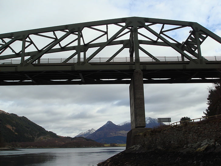 Ballachulish bridge Ballachulish Bridge Architecture Bridges HD Art, Шотландия, мост, Ballachulish, Glencoe, Highlands, Loch Leven, HD тапет