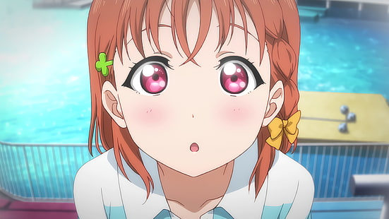 ¡Ama vive!Sunshine, Takami Chika, chicas anime, Fondo de pantalla HD HD wallpaper
