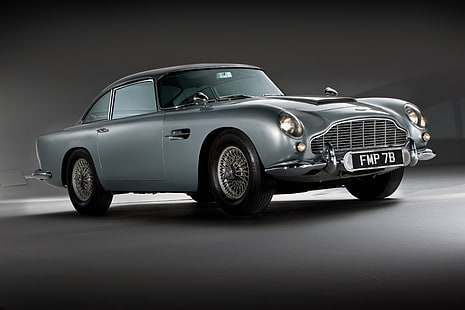 Aston Martin, classic, 1964, DB5, the James bond car, HD wallpaper HD wallpaper