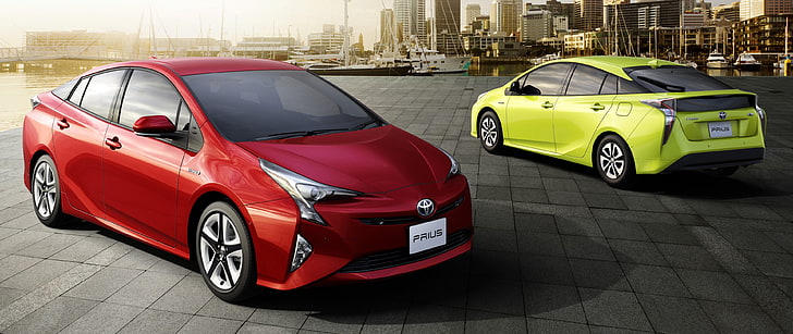 Toyota Prius, automóvil, vehículo, automóvil eléctrico, Fondo de pantalla HD