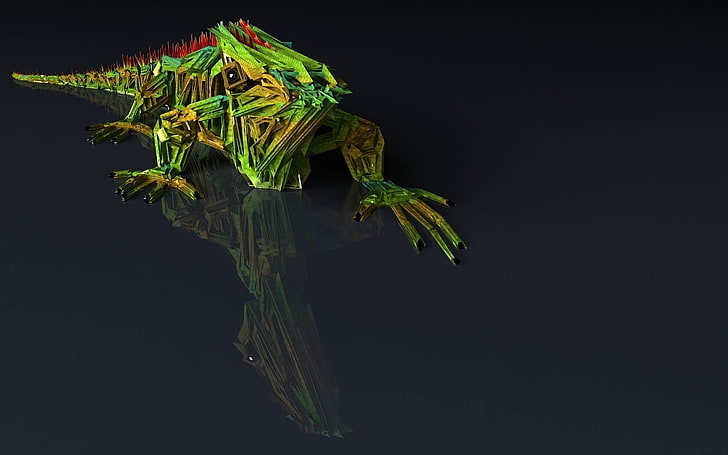 ilustraciones del camaleón \, lagartos, figura, fondo, Fondo de pantalla HD