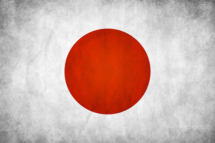 флаг Японии, япония, японский флаг, флаг японии, HD обои
