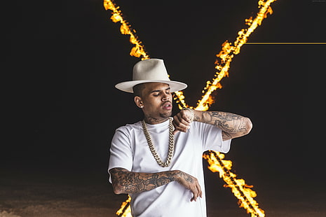 cantante, Chris Brown, artista e gruppi musicali di punta, Sfondo HD HD wallpaper