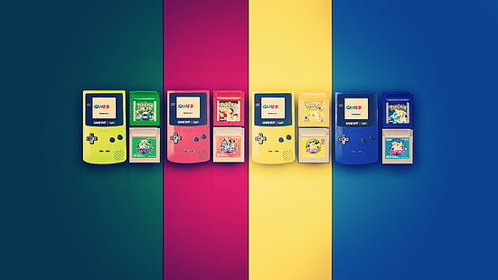Videospiele, Game Boy Color, Konsolen, Pokémon, Videospiele, Game Boy Color, Konsolen, Pokémon, HD-Hintergrundbild HD wallpaper