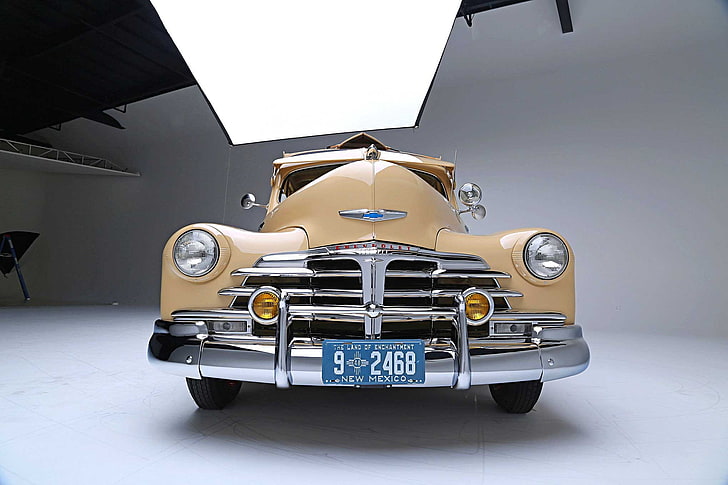 1948, auto, automobile, car, chevrolet, custom, lowrider, vehicle, wagon, woodie, HD wallpaper