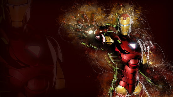 hero, comics, artwork, Iron Man, Marvel vs. Capcom 3: Fate of Two Worlds, Marvel Vs. Capcom, HD wallpaper HD wallpaper