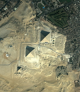 Африка, Египет, древние, архитектура, пирамиды Гизы, HD обои HD wallpaper