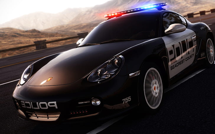 Porsche Cayman in NFS Hot Pursuit, porsche, cayman, pursuit, HD wallpaper