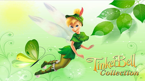 Tinker Bell Collection Cartoon Walt Disney Poster Hd Wallpaper For Mobile Phones Tablet And Pc 1920×1080, HD wallpaper HD wallpaper